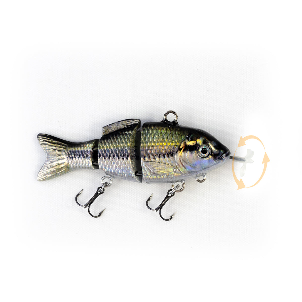 Robotic Live Fishing Lure 15cm/54g Jointed Bait Electric Swimbait