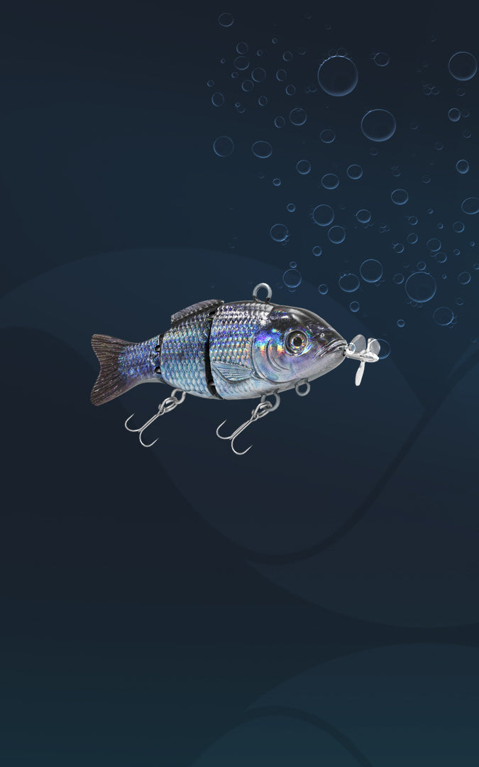 Spotted Bass 5.25in - Robotic Lure